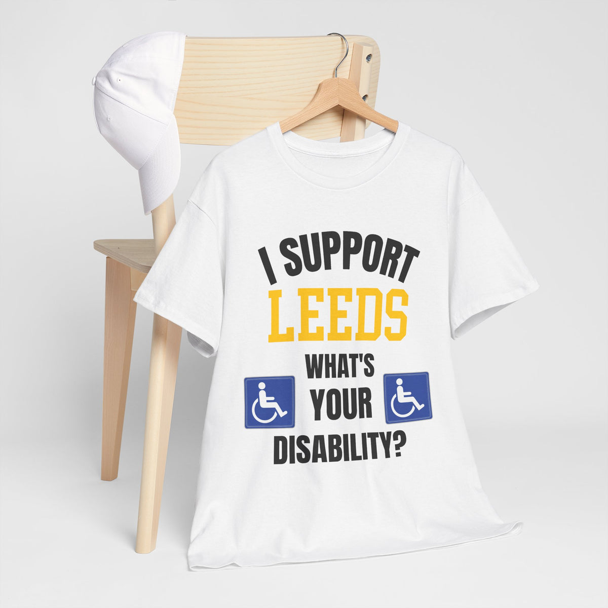 I Support Leeds Disability Funny T-Shirt