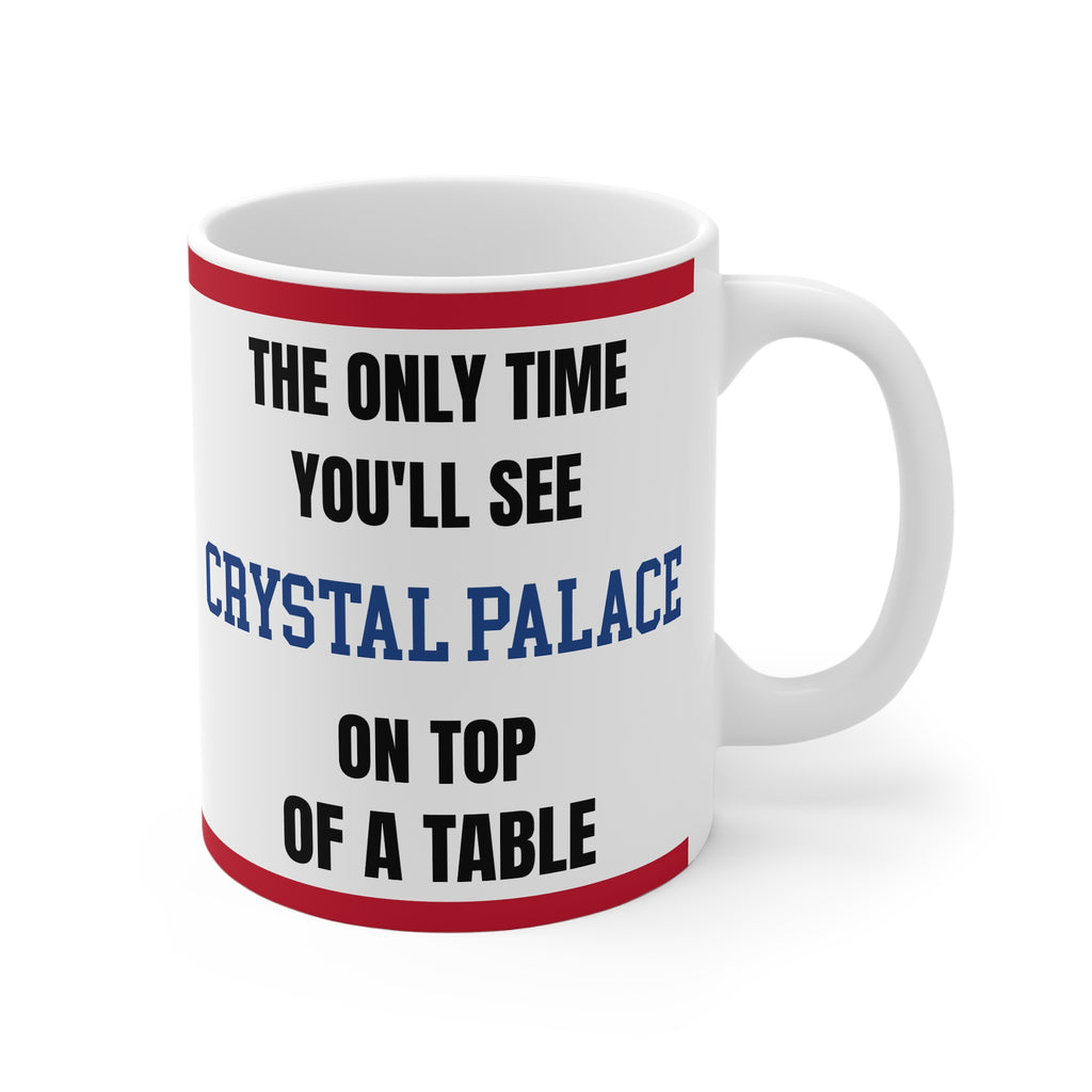 Crystal Palace Mug The Only Time Youll See Palace On Top Of A Table Funny Eagles FC Coffee Tea 11oz