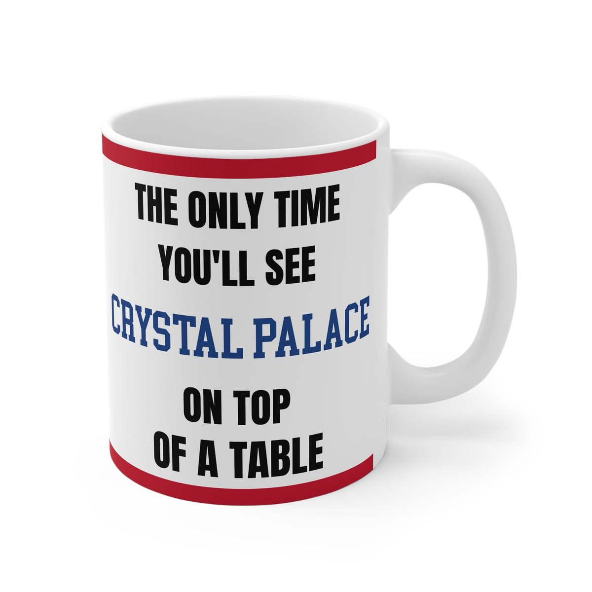 Crystal Palace Mug The Only Time Youll See Palace On Top Of A Table Funny Eagles FC Coffee Tea 11oz