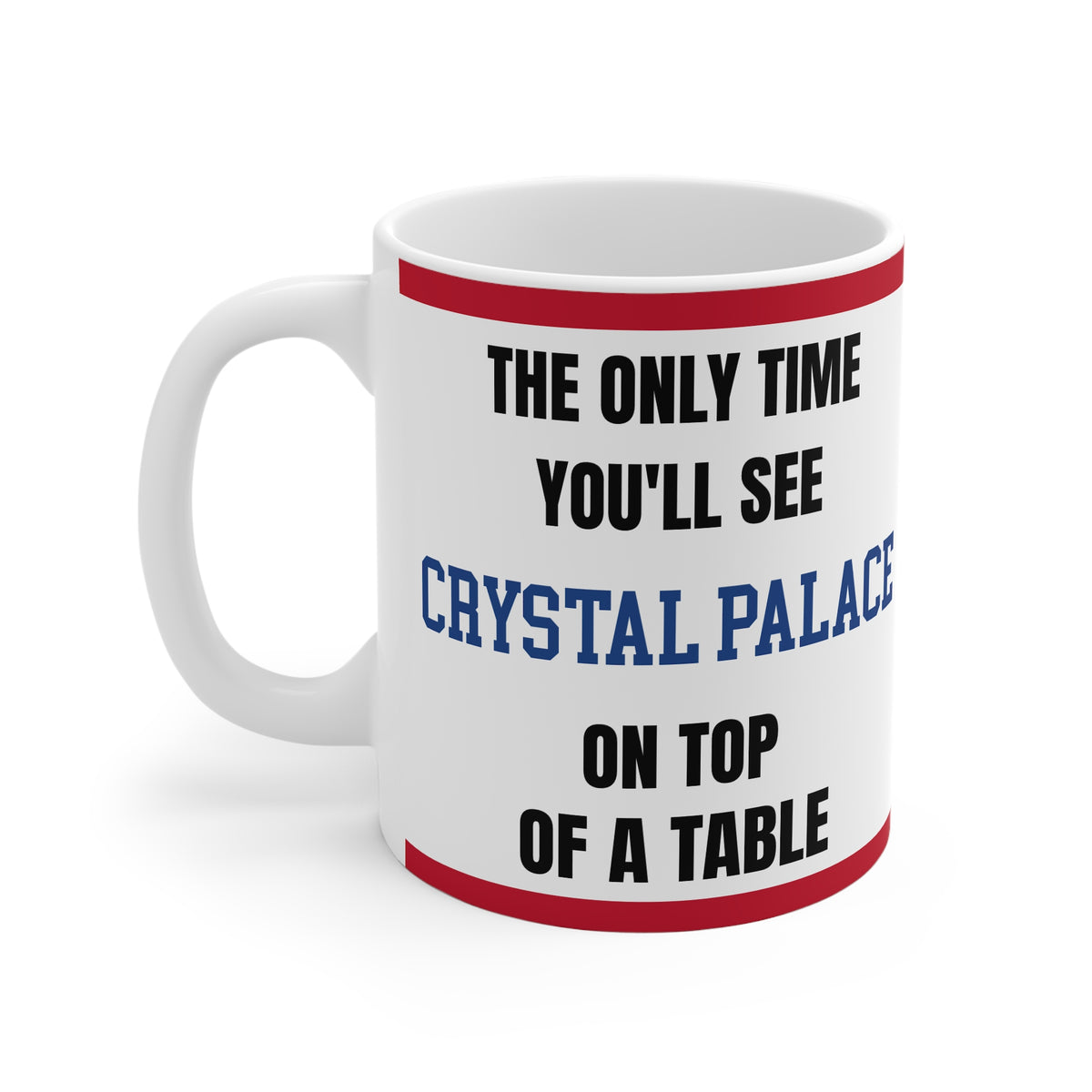 Crystal Palace Mug The Only Time Youll See Palace On Top Of A Table Funny Eagles FC Coffee Tea 11oz