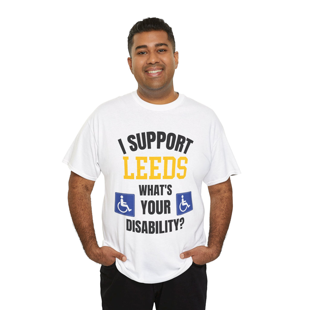 I Support Leeds Disability Funny T-Shirt